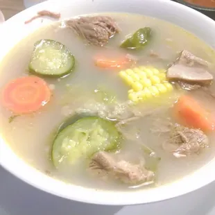 Caldo de res soup