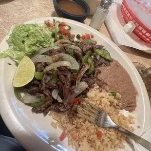 Fajita al carbón