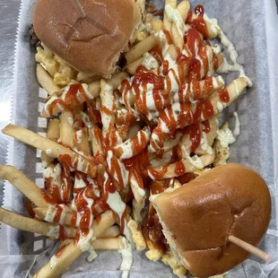 The Homer Simpson with house fries