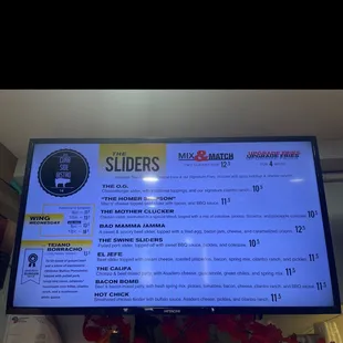 Nice menu