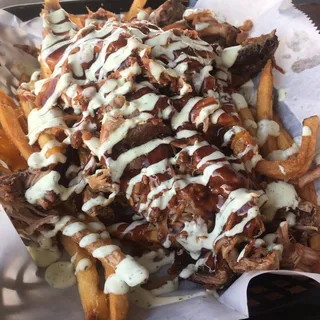 Sliders with Swine fries