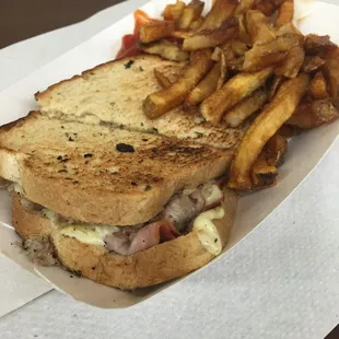 Reuben Cuban sandwich.