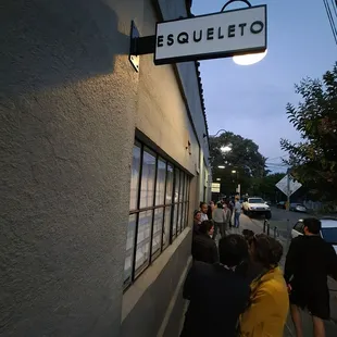 Long line...must be good...looking forward to their culinary frozen delights
