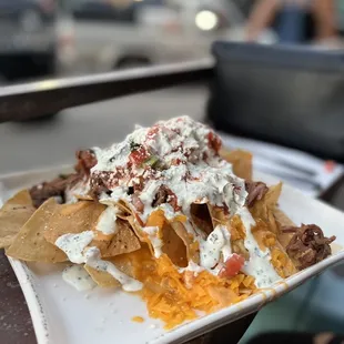 Short rib nachos