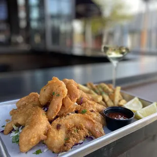 Curbside Shrimp &amp; Fries Entree