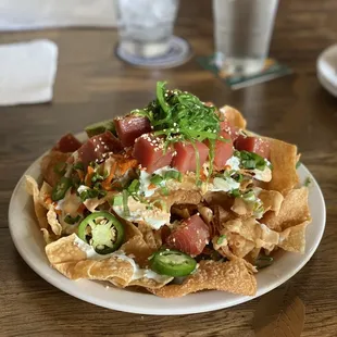 Poke Nachos