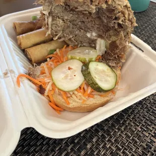 Inside of the sandwich