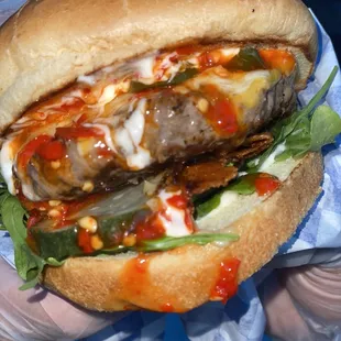 OG curb burger extra spicy