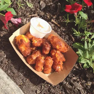 Curds + garlic aioli :)