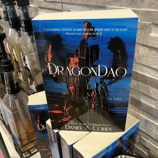 You can even get a local author's book here! Nice touch.