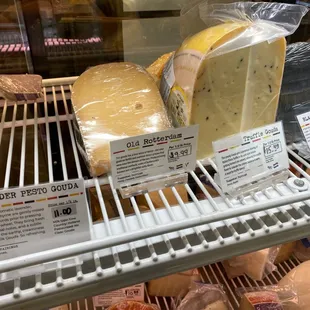So many delicious cheese options.
