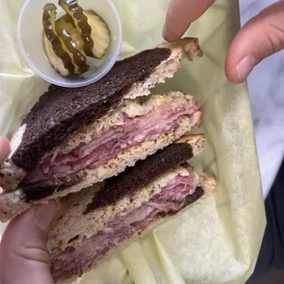 Hot PB and Duck Sandwich