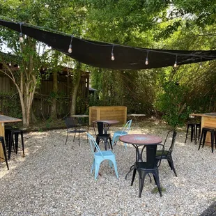 Outdoor seating area