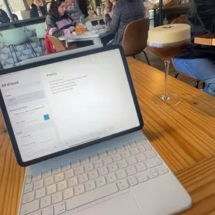 Writing and an espresso!