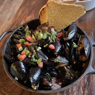 Beer Can PEI Mussels