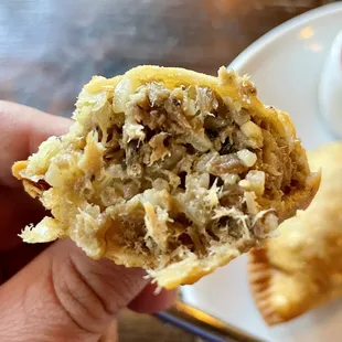 Inside look at the outstanding boudin empanada