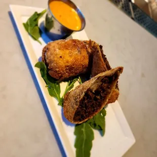 a plate of food