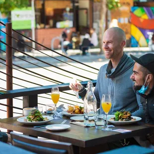 sushi and sashimi, outside