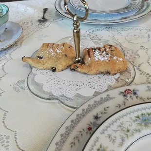 cherry and fig teapot scones