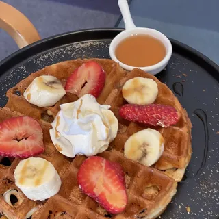 Curious churro waffle