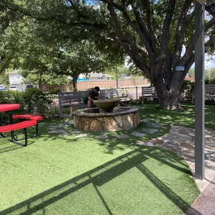 Outside sitting area