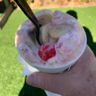 A double Bananarama. I wish Yelp had Taste-O-Vision so I could share this with you!