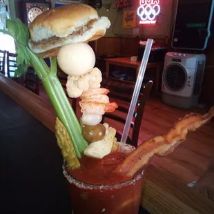 Annice's  LOADED BLOODY MARY!!!!   Sunday Special!!!!