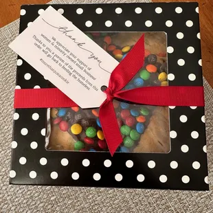 Four huge cookies in each box!