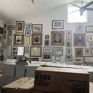 Back room nostalgic family photos heirlooms