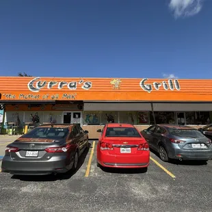 Front view with patio