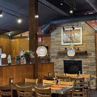 the interior of a restaurant