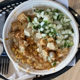 Tikka bowl with tofu
