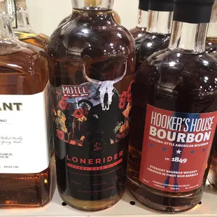 Lonerider Bourbon.   Delicious and local!!!