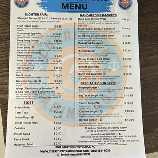 6/15/2024 Menu