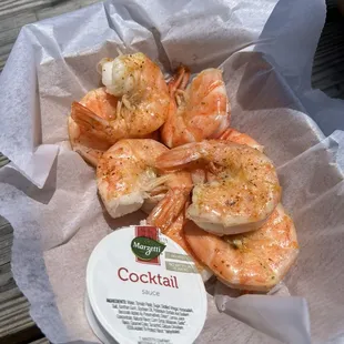 Steamed shrimp