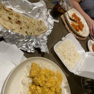 Chicken Nargisi LC with Naan Chicken Tikka Masala LC with Naan