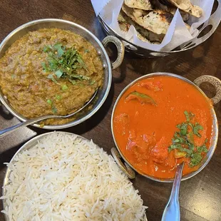 34. Butter Chicken 1. Vegetable Pakoras 86. Garlic Naan