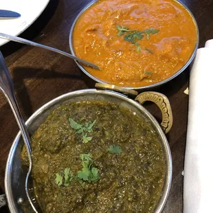 33. Chicken Tikka Masala 26. Chicken Saag