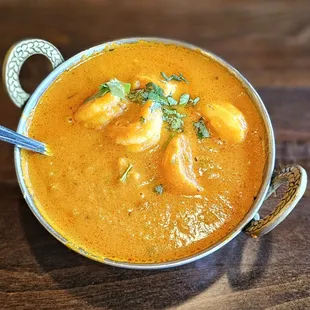 Shrimp tikka masala