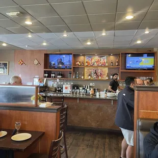 customers in a restaurant