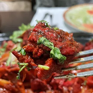 Chicken Tikka close-up - so good!