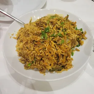 Lamb biryani