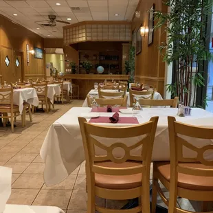 Inside the restaurant