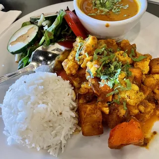 Aloo Gobhi Lunch