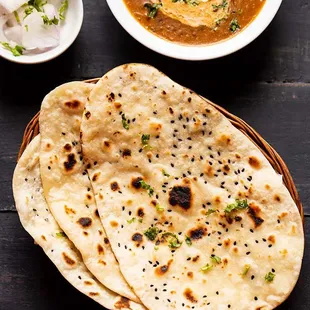 Naan (as was served instead)