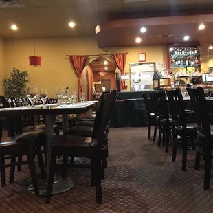 Inside the restaurant