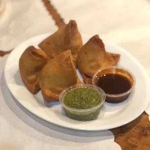 2 orders of the 2 Piece Samosa - delicious!
