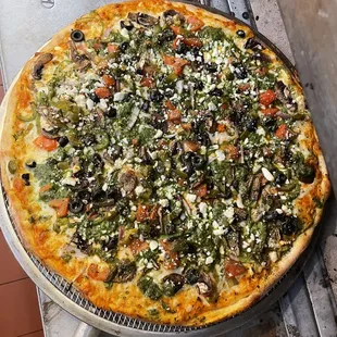 pizza, food