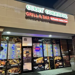 Outside of restaurant