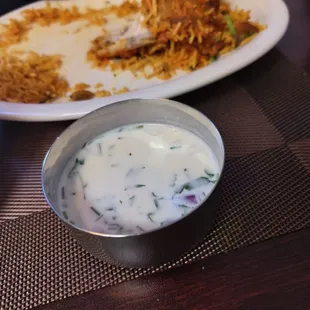 Raita - kinda watery